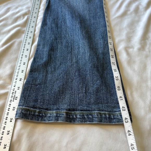 Of The Earth Organic Denim Womens Bootcut Blue Jeans Boho Hippie Casual School - Picture 12 of 16